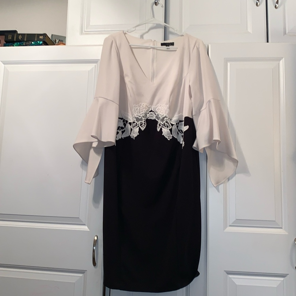 Sangria black and white dress size 14w